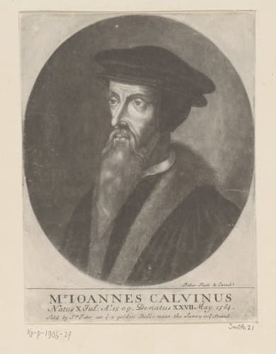 Portret van Johannes Calvijn by John Faber (I)