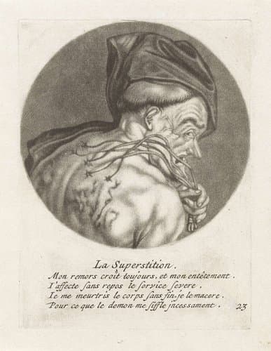 Caricatures of the French clergy under Louis XIV by Jacob Gole
