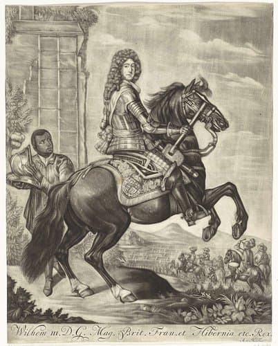 Ruiterportret van Willem III, prins van Oranje by Arnoud van Halen