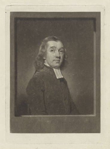 Portret van de dichter en predikant Matthias Jorissen by Charles Howard Hodges