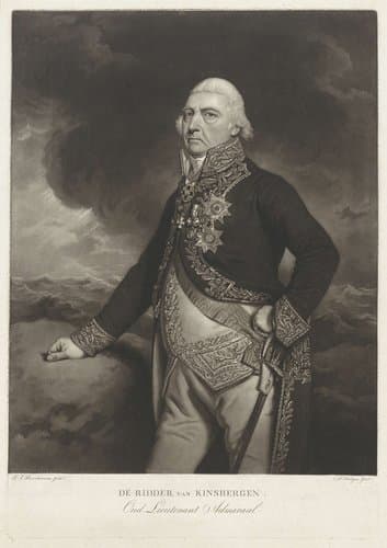 Portret van admiraal Jan Hendrik van Kinsbergen by Charles Howard Hodges