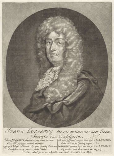 Portret van Job Ludolf by Pieter Schenk (I)