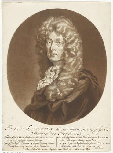 Portret van Job Ludolf by Pieter Schenk (I)