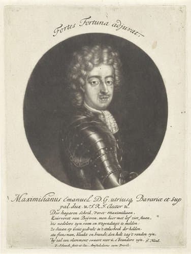 Portret van Maximiliaan Emanuel II by Pieter Schenk (I)