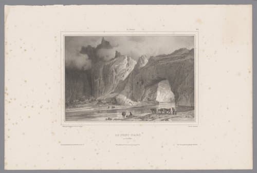 Gezichten in Frankrijk by Isodore-Laurent Deroy