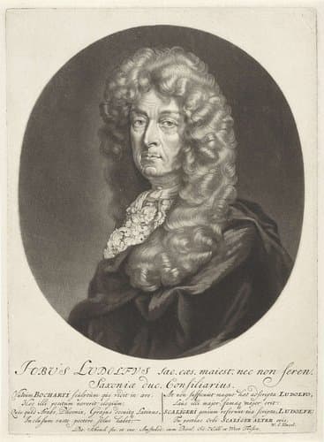Portret van Job Ludolf by Pieter Schenk (I)
