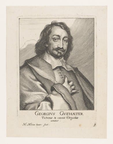 Portret van Georg Thomas Gutthäter by Matthäus Merian (II)