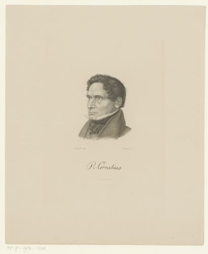 Portret van Peter von Cornelius