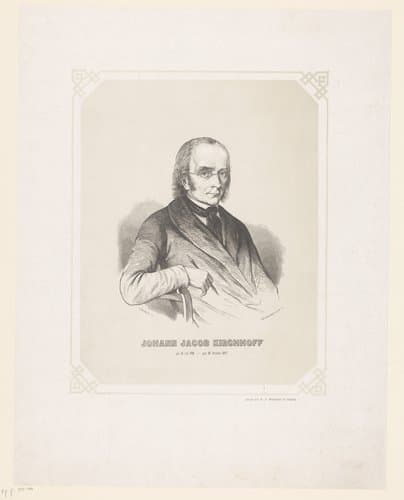 Portret van Johann Jacob Kirchhoff by Eduard Kretzschmar; Anton Huttula