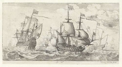 Zeegezichten by Wenceslaus Hollar