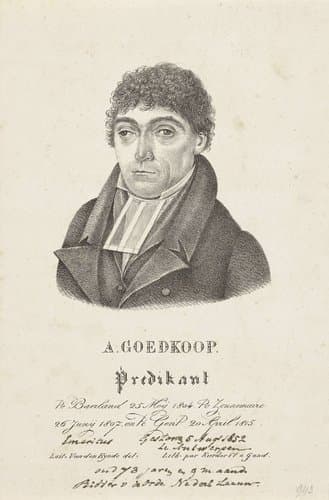 Portret van Albert Goedkoop by Petrus van den Eynde