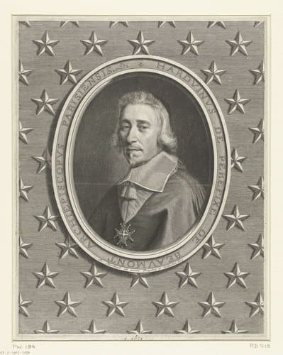 Harduinus de Perefixe de Beaumont archipiscopus parisiensis by Robert Nanteuil