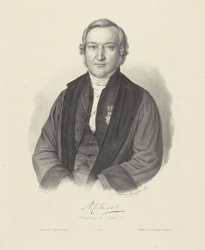 Portret van Nicolaas Christiaan Kist by Johann Peter Berghaus