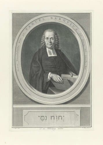 Portret van Samuel Barovius by Pieter Tanjé