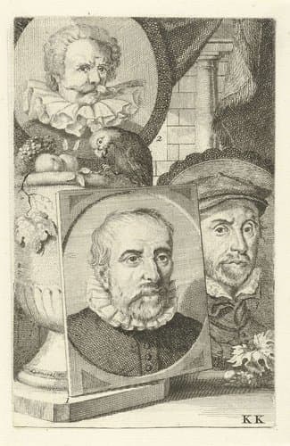 Drie kunstenaarsportretten by Jan l'Admiral