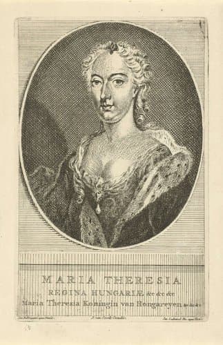Portret van keizerin Maria Theresia by Jan l'Admiral