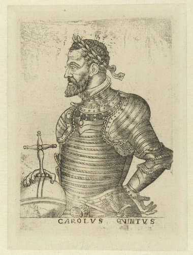 Portret van Karel V by anonymous