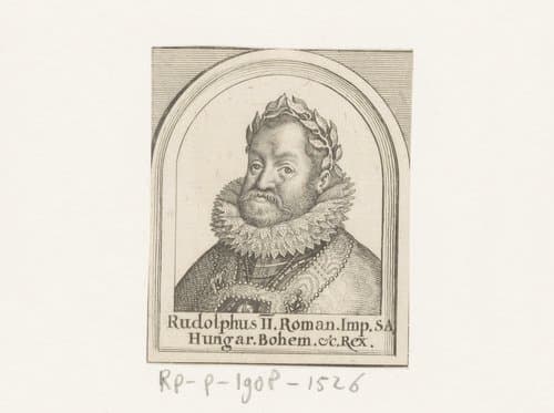 Portret van keizer Rudolf II by Matthäus Merian (I)