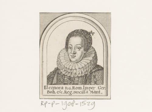 Portret Eleonora Gonzaga by Matthäus Merian (I)