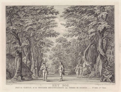 De dood van Johan en Garcias: Vier mannen in het bos by Robbert Muys
