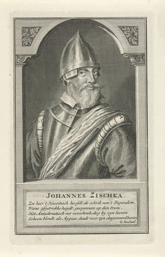 Portret van Jan Zizka by Adolf van der Laan