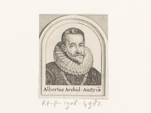 Portret van Albrecht aartshertog van Oostenrijk by Matthäus Merian (I)