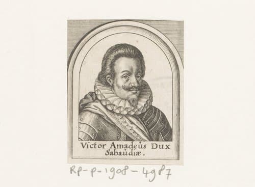 Portret van Victor Amadeus hertog van Savoye by Matthäus Merian (I)