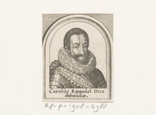 Portret van Karel I hertog van Savoye by Matthäus Merian (I)