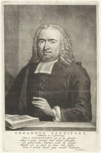 Portret van Gerardus Sandifort by Aert Schouman