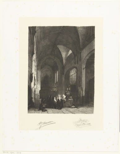 Dienst in een kloosterkerk by Petrus Johannes Arendzen