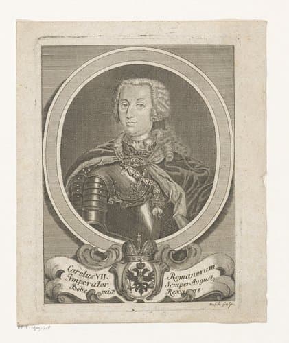 Portret van Karel VII Albrecht by Georg Paul Busch