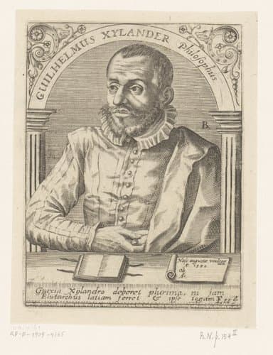 Portret van Wilhelm Xylander by Robert Boissard