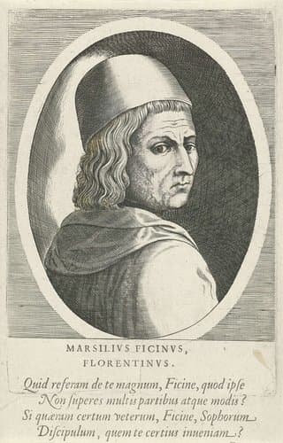 Marsilivs Ficinvs by Philips Galle