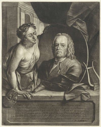 Portret van Frans Greenwood by Aert Schouman