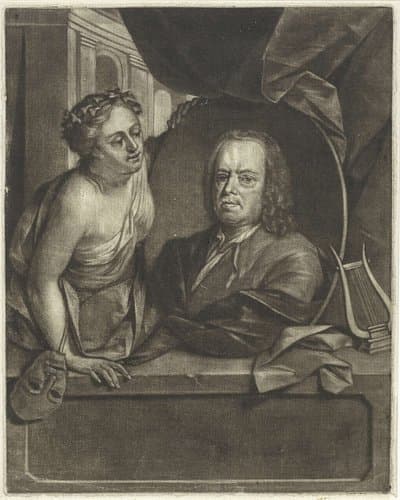 Portret van Frans Greenwood by Aert Schouman