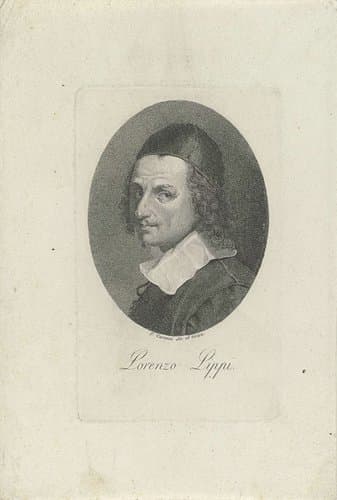 Portret van schilder en dichter Lorenzo Lippi by Paolo Caronni