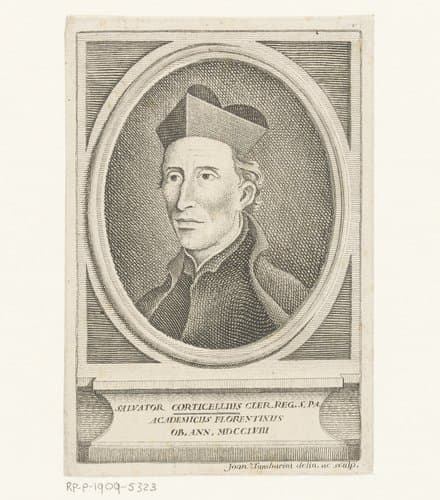 Portret van jurist Salvatore Corticelli by Giovanni Tamburini