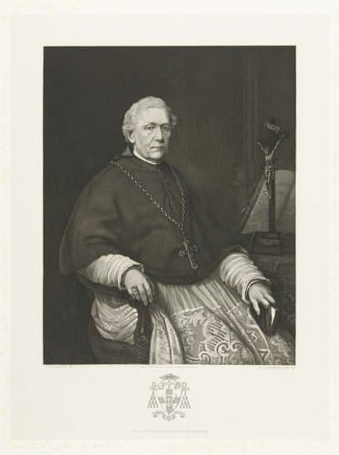 Portret van Petrus Mathias Snickers, bisschop van Haarlem by Petrus Johannes Arendzen