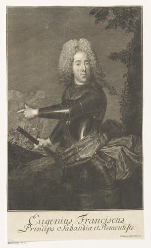 Portret van Eugenius van Savoye by Georg Paul Busch