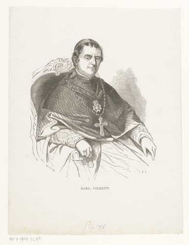 Portret van kardinaal Gabriele Ferretti by Francesco Ratti