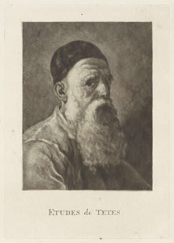 Buste van een oude man met een baard by Dirk van der Toorn