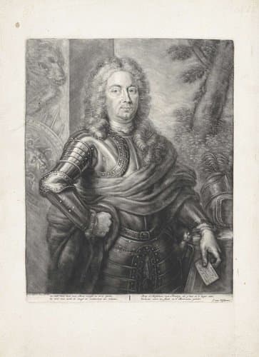 Portret van Johan Raye van Breukelerwaard by Johannes van Vilsteren