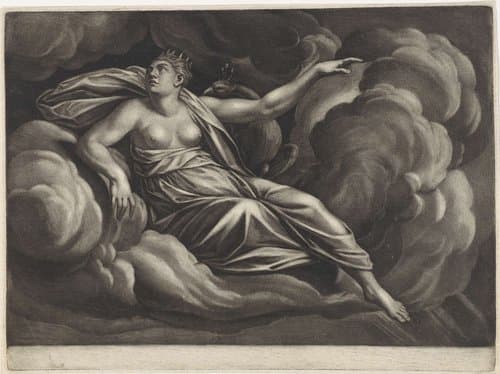 De vier elementen als mythologische figuren by anonymous