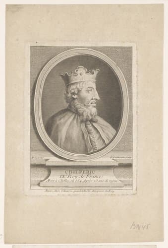 Chilperic IX.e Roi de France by Gaspard Duchange