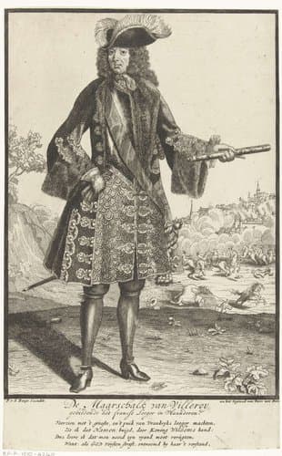 Portret van maarschalk François de Neufville by Pieter van den Berge