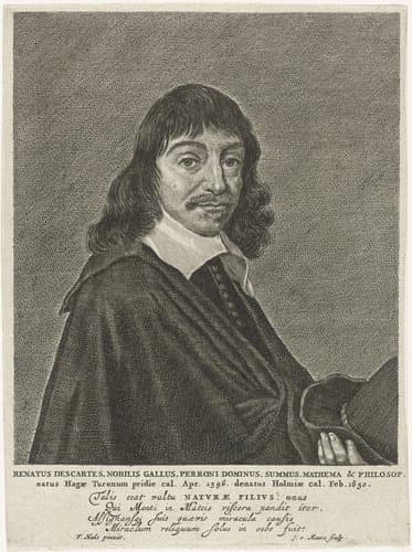 Portret van René Descartes