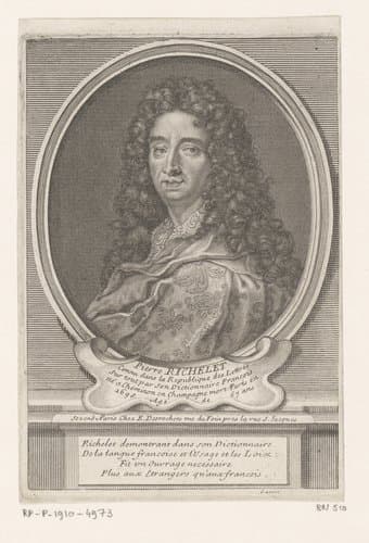 Portret van César-Pierre Richelet by Étienne Desrochers