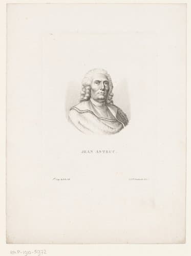 Portret van Jean Astruc by Ambroise Tardieu