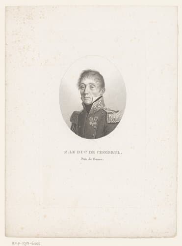 Portret van Charles-Félix de Choiseul-Praslin by Ambroise Tardieu