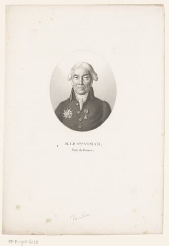 Portret van Nicolas Vimar by Ambroise Tardieu